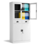 Метален шкаф Carmen CR 1247 JZ - сив