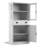 Метален шкаф Carmen CR 1247 JZ - сив