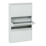 Метален шкаф за обувки Carmen CR-1228 E J - сив