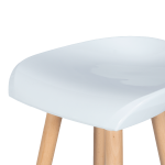 Бар стол ERIDU - бял