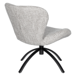 Кресло с табуретка HAMS - сиво