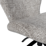 Кресло с табуретка HAMS - сиво