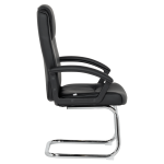 Посетителски стол 7102 - черен