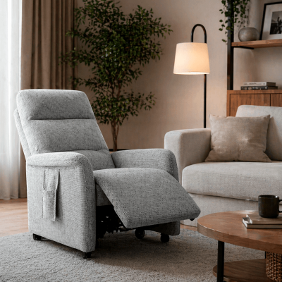 Електрическо масажно кресло LAGOA - светлосиво