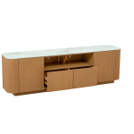 Тв шкаф KOLNO - бял / дъб