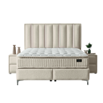Тапицирана спалня с матрак MINI MOONLIGHT 140 х 200 - бежов 02