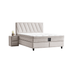 Тапицирана спалня с матрак SIESTA 160 x 200 - перла SY