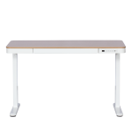 Ергономично регулируемо бюро Carmen CR-118 E - 140 см - бук-бял