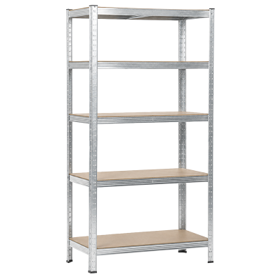 Метален стелаж Carmen CR-1016 - 180х90х45 см, до 250 кг на рафт