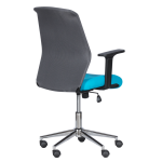 Работен офис стол Carmen 7047-1 - сив-син