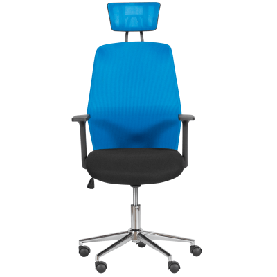 Президентски офис стол Carmen 7535-1 - синьо - черен