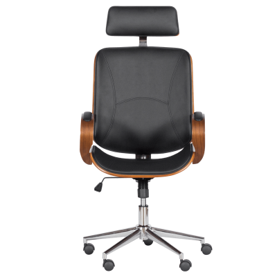 Президентски офис стол Carmen 6401 - орех - черно