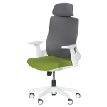 Президентски офис стол Carmen 7546 - тъмнозелен-сив