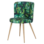 Трапезен стол Carmen 525 - зелен