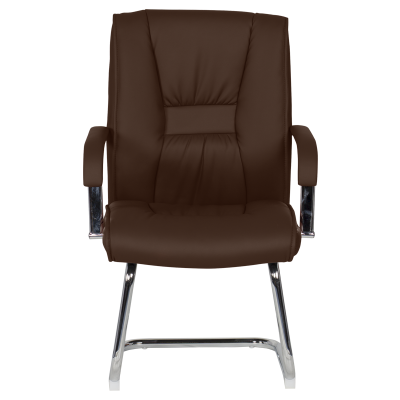 Посетителски стол Carmen 6540 - кафяв