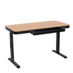 Ергономично регулируемо бюро Carmen CR-118 E - бук-черен