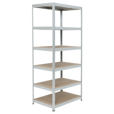 Метален стелаж STAR 213x90x60 см, до 250 кг на рафт - цинк