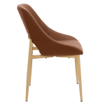 Трапезен стол LUTON - светлокафяв 7