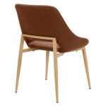 Трапезен стол LUTON - светлокафяв 7