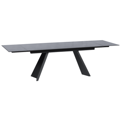 Разтегателна трапезна маса GLOGOW - черна