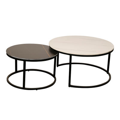 Комплект холни масички FRISKO - черно + бял