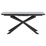 Разтегателна трапезна маса OMAHA - бял - тъмносив