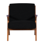 Кресло MAURO - орех - черен