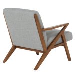 Кресло MAURO - орех - сив