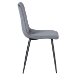 Трапезен стол MONZA - тъмносив