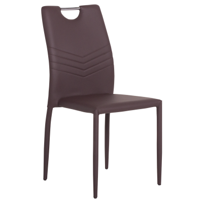 Трапезен стол Carmen 323 - тъмно кафяв