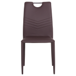 Трапезен стол Carmen 323 - тъмно кафяв