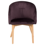 Трапезен стол Carmen 522 - тъмно кафяв